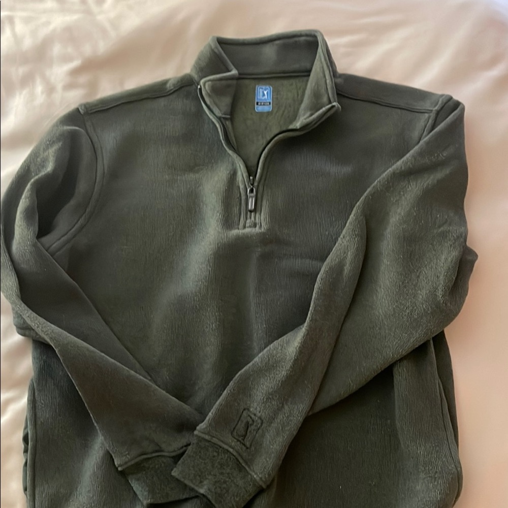 Men's Green pga Half-Zip Sweater